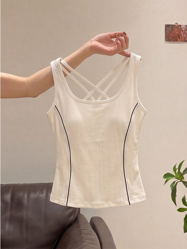Crossfit Vest - Amerikan Stili Çapraz Sırt Askılı Kadın