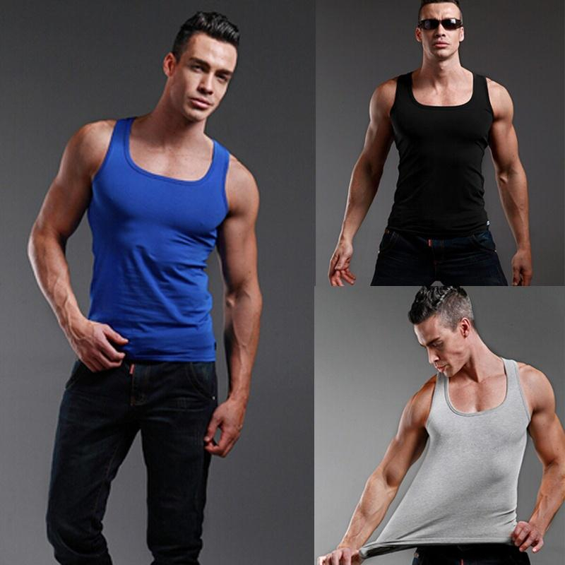 Crossfit Vest - Erkekler Spor Yelek Kolsuz Kare Boyun