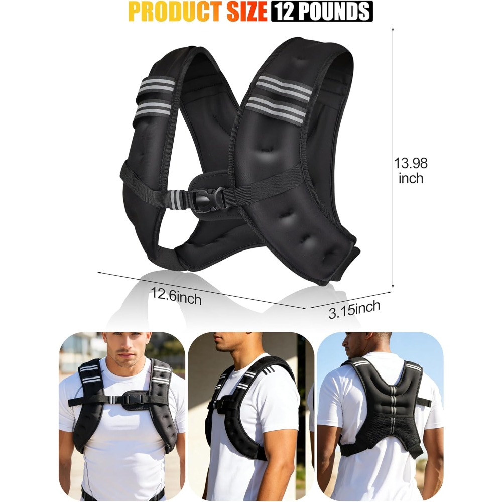 Ağırlıklı Fitness Yeleği, Önce - Crossfit Vest incelemesi ve fiyatı