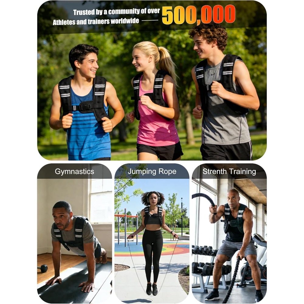 Ağırlıklı Fitness Yeleği, Önce - Crossfit Vest incelemesi ve fiyatı