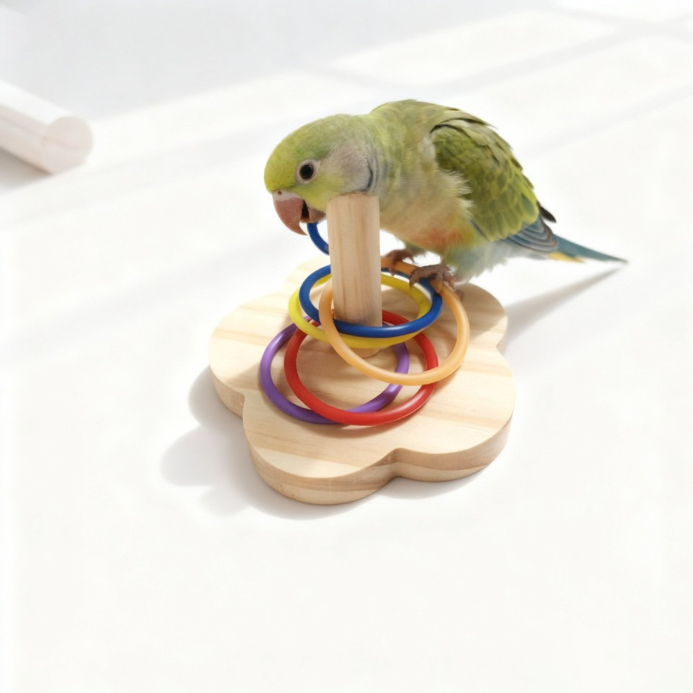 1 adet ahşap papağan zeka eğit - Gymnastic Ring Wood incelemesi ve fiyatı